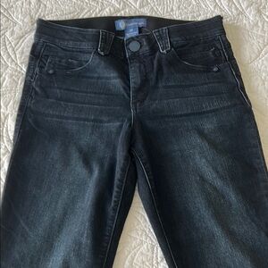 Democracy Women's “Ab”Solution Straight Leg Jeans - Dark Gray